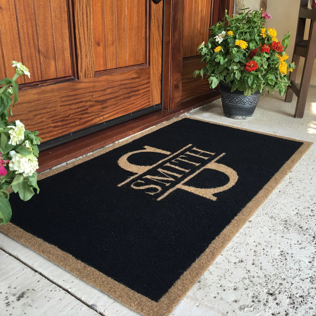 Boalt Personalizable Non-Slip Indoor / Outdoor Doormat